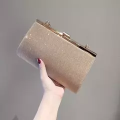 Bolsa de luxo para mulheres, damasco noite embreagem, bolsa de ombro para festa, bolsa de casamento feminino, prata, ZD01 - loja online