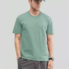 Camiseta de algodão de mangas curtas para homens e mulheres, camiseta masculina, tops simples básicos para meninos e meninas, tamanho grande 5XL, boa qualidade, venda de verão - loja online