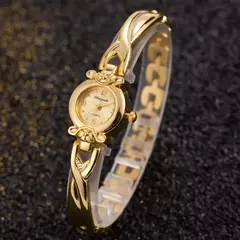 Simples elegante pequeno relógios femininos marca de luxo ouro relógios de pulso para senhoras relógios de quartzo para meninas montre femme - loja online