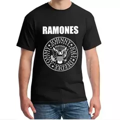 Unisex Fghfg Ramone Seal T-shirt, camiseta gráfica feminina, punk rock, floresta, montanhas, álbum, homens - Wolf Magazine