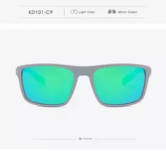 Óculos de sol ultra leves Kdeam retangulares para homens e mulheres, TAC polarizado, lente espessura, óculos de sol para condução, esportes, Cat.3, TR90, 1.1mm - loja online