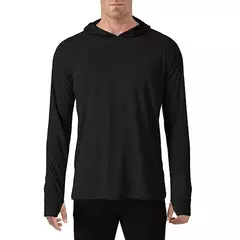 TACVASEN-Homens à Prova de UV Hoodie Manga Longa, Proteção Solar Camisetas, Respirável, Leve, Secagem Rápida, Casual Camisetas Masculinas - comprar online