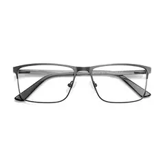 ZENOTTIC 2024 Liga dos homens Titanium Ótico Eyeglass Frame Moda Homens Quadrados Óculos Ultra Light Metal Clássico Sobre o balcão Óculos BT2108 - Wolf Magazine