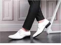 Sapato clássico de luxo masculino, Derby Gentleman, Honorável Sapatos Oxford, Vermelho, Branco, Vestido, Festa, 2023 na internet