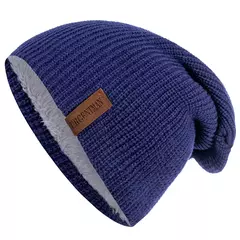 Chapéu clássico de inverno tricotado URGENTMAN Label Casual boné para mulheres homens manter quente adicionar forro de pele chapéu de inverno fashion sólido gorro chapéu 16 cores boné de esqui na internet