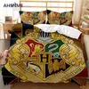 Ahsnme-conjunto de roupa de cama hpter e conjunto de roupa de cama de alta definição com capa de colcha impressa para ru, au, ue, king size, mercado