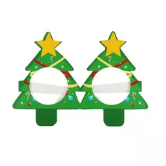 Santa Claus Paper Glasses Frame, Xmas Tree Elk, Photo Prop, Decorações de Natal, Ano Novo, Kids Gift, 9pcs - loja online