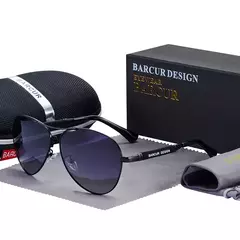 BARCUR-óculos de sol polarizados gradiente, óculos de sol masculino, óculos piloto feminino, mirror shades, memory design - loja online