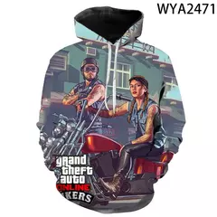 Homens e mulheres Grand Theft Auto Game Gta 4 Hoodies impressos, moletom com capuz infantil, pulôver para meninos e meninas, 3D, novo, 2020