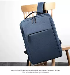 Impermeável Nylon Laptop Mochila para Homens, Mala De Viagem, Carregamento USB, Mochilas Escola De Computador, 15.6";;VERDADEIRO;;"black na internet