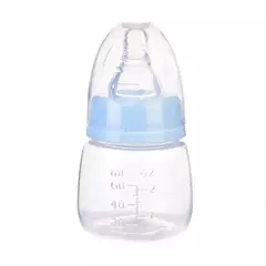 Mini mamadeira portátil recém-nascida, BPA Free, Safe Infant Nursing Nipple Care, Garrafas De Leite De Suco De Frutas, 60ml - Wolf Magazine