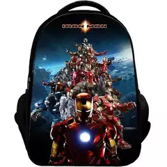 Bolsa Escolar Marvel Super Heroes para Crianças, Mochilas Homem de Ferro, Mochila 3D Anime, Bolsa de Viagem Infantil, Meninos, Escola Primária, Novo - Wolf Magazine