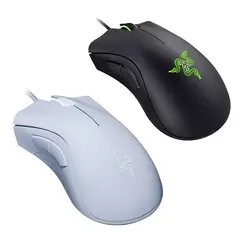 Imagem do Mouse com fio, Razer Original DeathAdder Essencial com fio Gaming Mouse Mice 6.400 DPI Sensor Óptico 5 Botões Independentes para Laptop PC Gamer