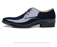 Sapato clássico de luxo masculino, Derby Gentleman, Honorável Sapatos Oxford, Vermelho, Branco, Vestido, Festa, 2023 - loja online