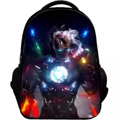 Bolsa Escolar Marvel Super Heroes para Crianças, Mochilas Homem de Ferro, Mochila 3D Anime, Bolsa de Viagem Infantil, Meninos, Escola Primária, Novo - comprar online