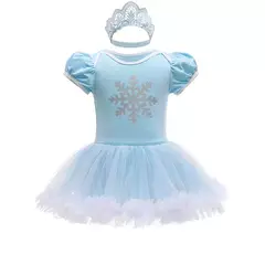 Baby Romper TUTU Vestido Com Headband Infantil Baby Princess Girl Roupas Tamanho 3-18M Cute Design Baby Dress Party Trajes - comprar online