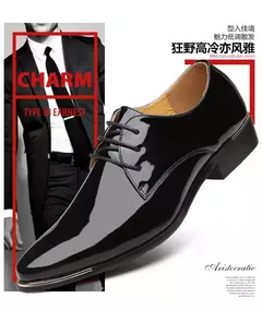 Imagem do Sapato clássico de luxo masculino, Derby Gentleman, Honorável Sapatos Oxford, Vermelho, Branco, Vestido, Festa, 2023