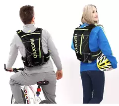 Mochila para homens e mulheres, sacos de esporte ao ar livre, trilha, maratona, corrida, caminhada, opção, bolsa de água, frasco, 8L