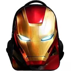 Imagem do Bolsa Escolar Marvel Super Heroes para Crianças, Mochilas Homem de Ferro, Mochila 3D Anime, Bolsa de Viagem Infantil, Meninos, Escola Primária, Novo