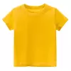 T-shirt de algodão liso para crianças, tops para crianças, meninos e meninas, bebê criança, garotada roupas em branco sólido, branco e preto, crianças manga curta tees, 1 a 8 anos, verão respirável uniformes escolares