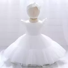 Princesa vestido para menina, vestido de festa, aniversário, casamento, traje de criança, 1 ano, verão - Wolf Magazine