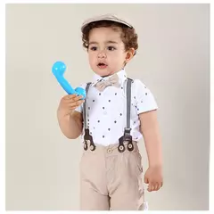 Recém-nascido Bebê Menino Vestuário Terno, Bonito Romper Bow Set, Aniversário Festival Presente, Macacão Chapéu, Criança Meninos, Vestido De Roupa De Casamento, Quente na internet