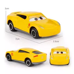 Disney-Diecast brinquedo modelo de carro metálico para meninos, carro Pixar 3, relâmpago MC, rainha Jackson Storm, Mack Truck 1:55, presente de Natal, conjunto de 7pc - loja online