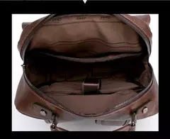 JEEP BULUO-Bolsa Masculina Casual para Laptop, Mochila de Couro Dividido, Bolsa para Computador, Alta Capacidade, Nova Tendência - loja online