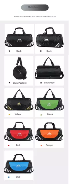 Impermeável Nylon Gym Bags para Homens e Mulheres, Bolsa de Treinamento, Crossbody Sport Bags, Yoga ao ar livre, Fitness, Viagem, Armazenamento - Wolf Magazine