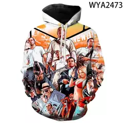 Homens e mulheres Grand Theft Auto Game Gta 4 Hoodies impressos, moletom com capuz infantil, pulôver para meninos e meninas, 3D, novo, 2020 - loja online