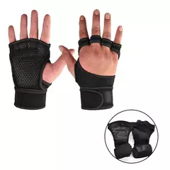 Luvas de musculação masculino e feminino, protetor de palma, fitness, musculação, ginástica, mão, pulso, esportes, 1 par - comprar online