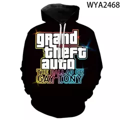 Homens e mulheres Grand Theft Auto Game Gta 4 Hoodies impressos, moletom com capuz infantil, pulôver para meninos e meninas, 3D, novo, 2020 na internet