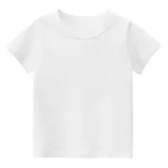 T-shirt de algodão liso para crianças, tops para crianças, meninos e meninas, bebê criança, garotada roupas em branco sólido, branco e preto, crianças manga curta tees, 1 a 8 anos, verão respirável uniformes escolares - comprar online