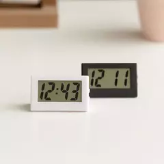 Mini LCD Digital Table Dashboard, Relógio eletrônico para desktop, casa e escritório