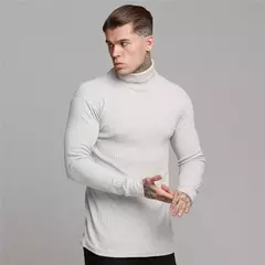 Nova moda inverno camisola com capuz homens gola quente mens blusas slim fit pullover homens clássicos sweter homens malhas puxar homme na internet