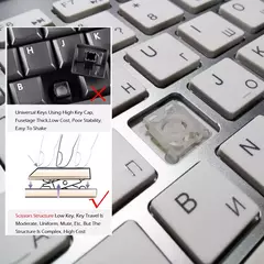 Ultra fino teclado sem fio e mouse combo, baixo ruído, computador, laptop, Windows, Mac