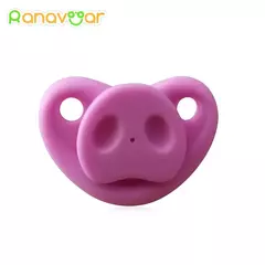 Chupeta ortodôntica de silicone do bebê, Chupeta engraçada do bigode do mamilo, Criança chupeta, Vermelho beijo lábios mordedor, Alimentação do bebê na internet