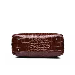 Bolsas De Couro De Crocodilo Para Mulheres, Bolsa De Luxo, Bolsas De Ombro, Bolsas De Mão Das Senhoras, Famosa Marca De Designer, Moda, 2019 - comprar online