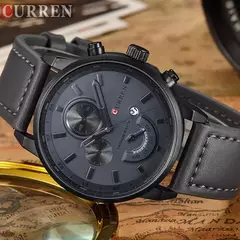 Curren-relógio de pulso masculino quartzo, luxo, marca superior, luxo, famoso