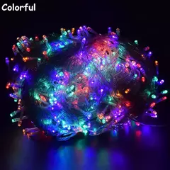 LED String Fairy Light, Luzes de Natal para festa de casamento, Luzes de férias, 8 modos, 5m, 10m, 20m, 30m, 50m, 100m na internet