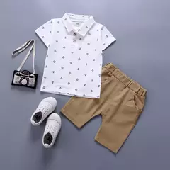 Conjuntos casuais de roupas de algodão infantis, camisetas e shorts para bebês, moda nova de verão, conjuntos de roupas 2 pcs, 2022 - comprar online