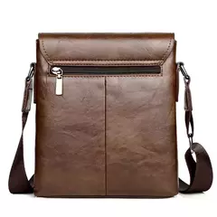 Sacos mensageiro de couro canguru para homens, bolsa tiracolo casual, bolsa de ombro masculina pequena, marca de luxo, verão - Wolf Magazine