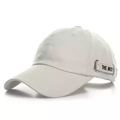 Boné de beisebol masculino e feminino, boné snapback monocromático para estudantes, primavera, verão na internet