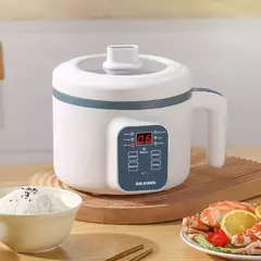 Fogão de arroz elétrico para casa, camada simples e dupla, antiaderente, multicooker mecânico, panela vaporizada inteligente, 1,2 l, 220V - loja online