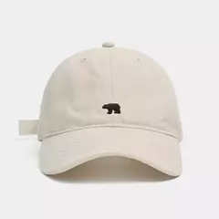 Imagem do Unisex Cartoon Bear Bordado Boné de beisebol, algodão macio, Hip Hop Snapback Caps, Esportes Dad Trucker Sun Visor Hat, Homens e mulheres