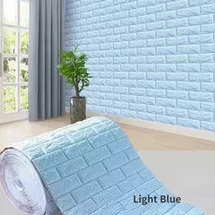 1/3/5/10 m 3d auto-adesivo papel de parede adesivos 3m tijolo adesivos de parede decoração de casa papel de parede para paredes diy quarto - comprar online