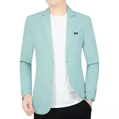 Blazers de negócios finos e respiráveis masculinos, casacos casuais, jaquetas de secagem rápida masculinas, alta qualidade, 4XL, verão, novo - comprar online