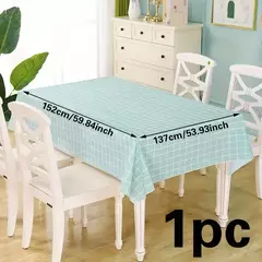 Imagem do Toalha de mesa estilo nórdico para decoração de mesa, impermeável e à prova de óleo, para casa e restaurante, 59.84x53.93 polegadas, 1pc