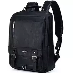 JEEP BULUO-Mochila de Couro Masculina, Bolsa para Laptop, Grande Capacidade, Negócios, Viagem, Universidade, Escola, Mochilas, Moda, Masculino, 15,6";;VERDADEIRO;;"Brown na internet