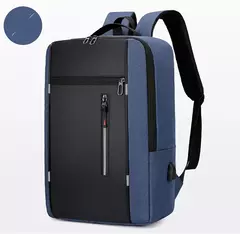 Mochila impermeável de negócios para homens, Mochilas escolares USB, Mochilas para laptop de grande capacidade, 15,6";;VERDADEIRO;;"Preto - Wolf Magazine